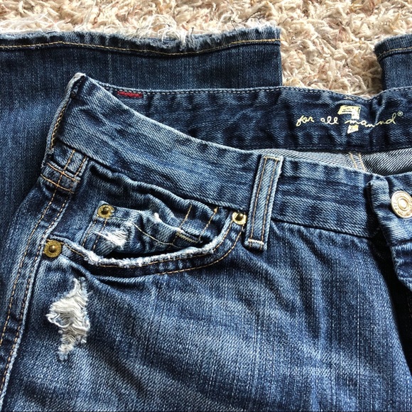 7 For All Mankind “A” Pockets Jeans. - Picture 4 of 6